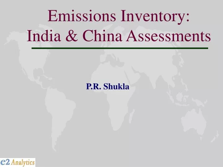 emissions inventory india china assessments