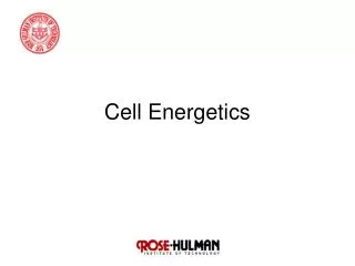 Cell Energetics