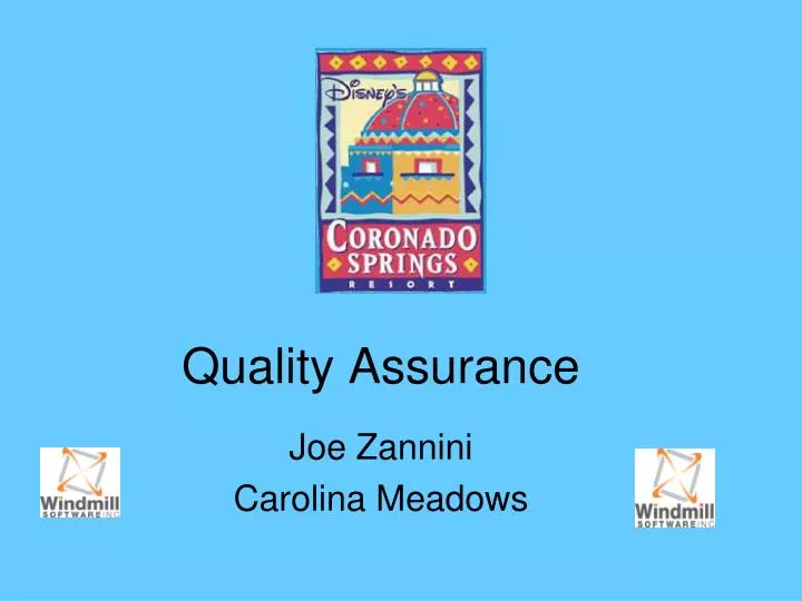 quality assurance