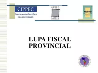 lupa fiscal provincial