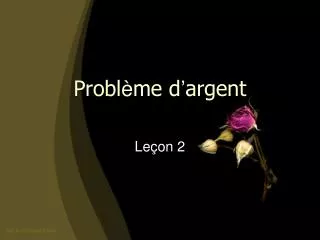 probl me d argent