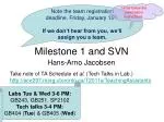 Submission Instructions and Milestone Overview for ECE 297 Team Project - slide 1