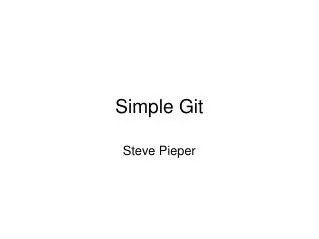 Simple Git