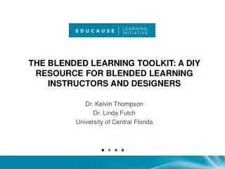 The Blended Learning Toolkit: A DIY Resource for Blended Learning Instructors and Designers