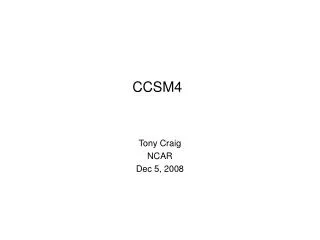 CCSM4