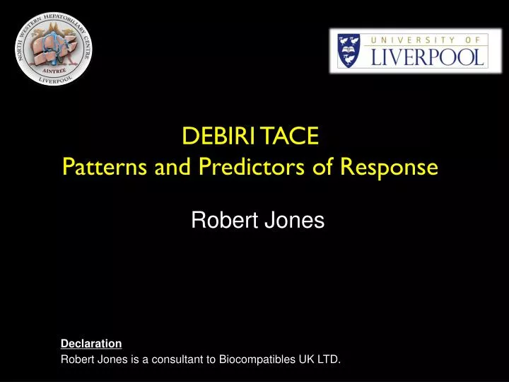 debiri tace patterns and predictors of response