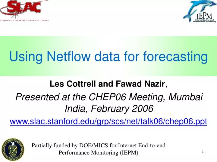 using netflow data for forecasting