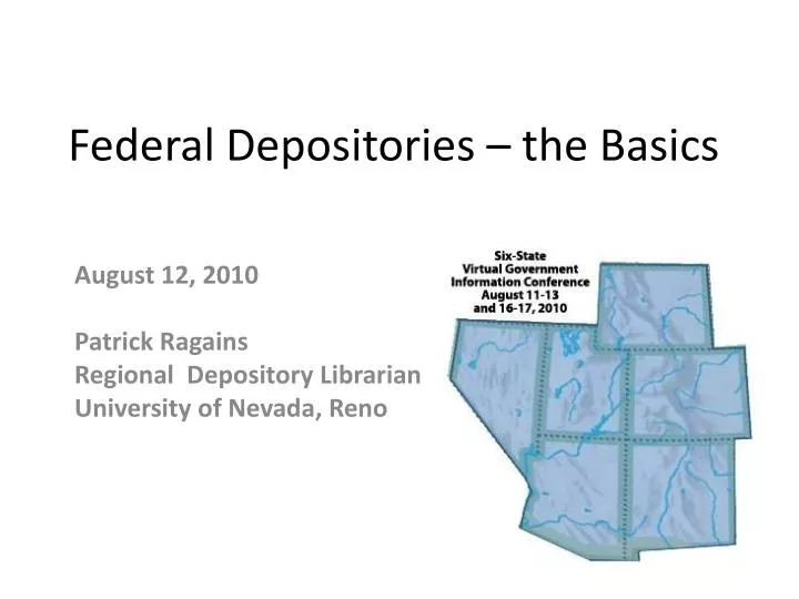 federal depositories the basics