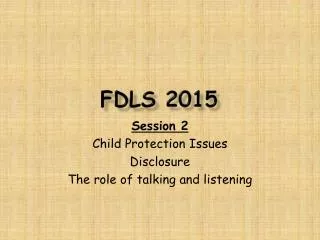 FdLS 2015