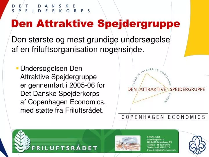 den attraktive spejdergruppe