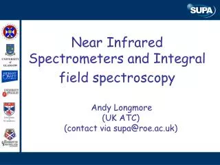 Near Infrared Spectrometers and Integral field spectroscopy