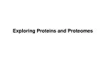 Exploring Proteins and Proteomes - slide 1