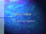 Place Value - slide 1