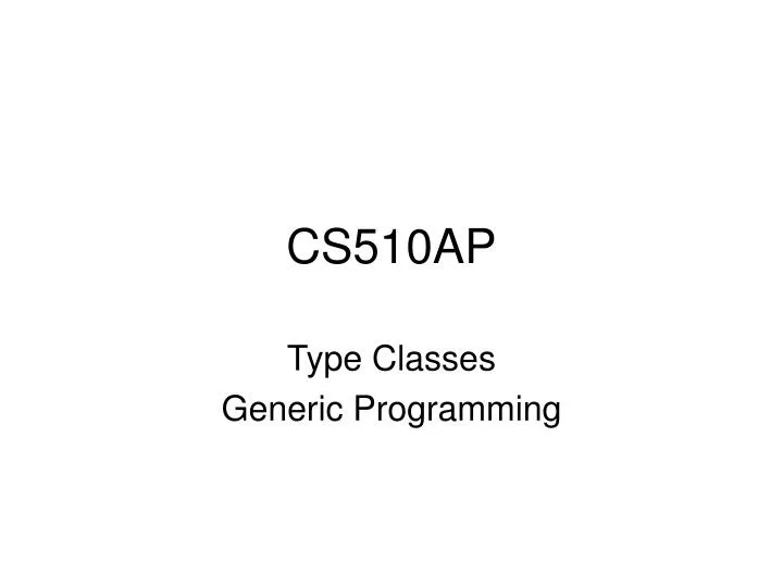 cs510ap