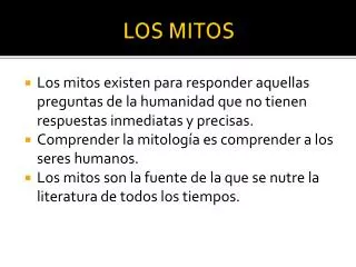 los mitos