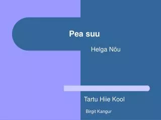 pea suu