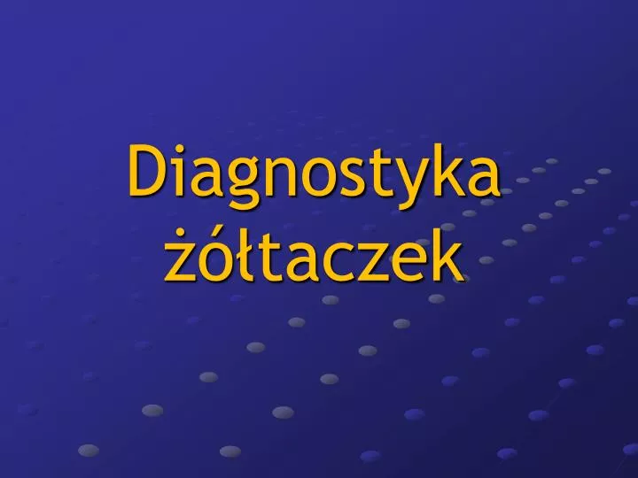 diagnostyka taczek