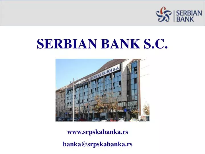 serbian bank s c