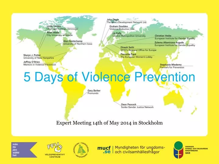 5 days of violence prevention