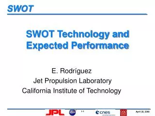 SWOT Technology and Expected Performance