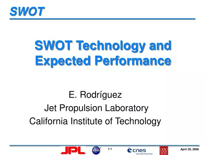 swot technology and expected performance