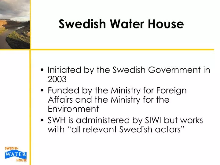swedish water house