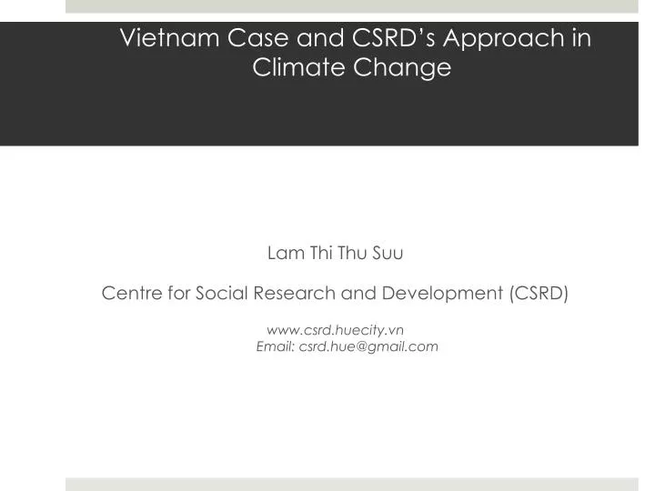vietnam case and csrd s approach in climate change