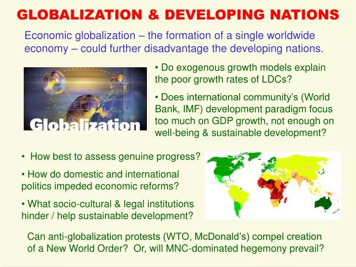 globalization developing nations