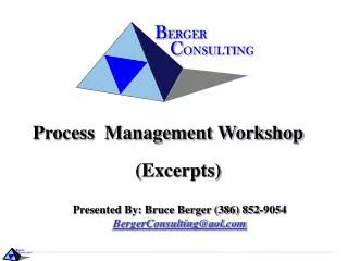 Process Management Workshop