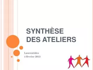 synth se des ateliers