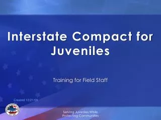 Interstate Compact for Juveniles