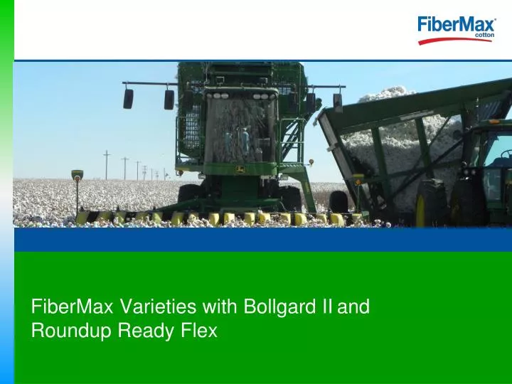 fibermax varieties with bollgard ii and roundup ready flex