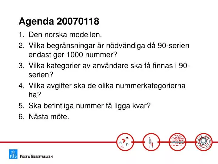 agenda 20070118