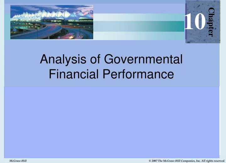 analysis of governmental financial performance
