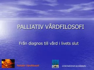 palliativ v rdfilosofi