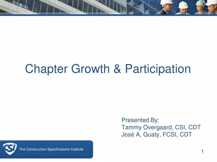 chapter growth participation