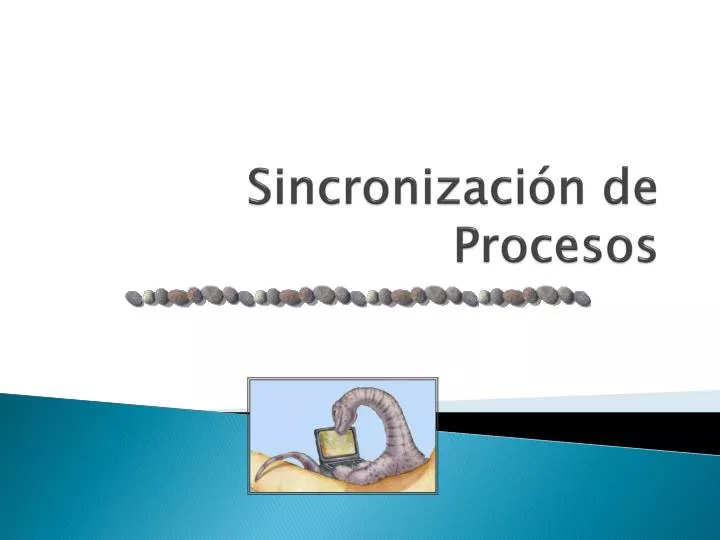 sincronizaci n de procesos