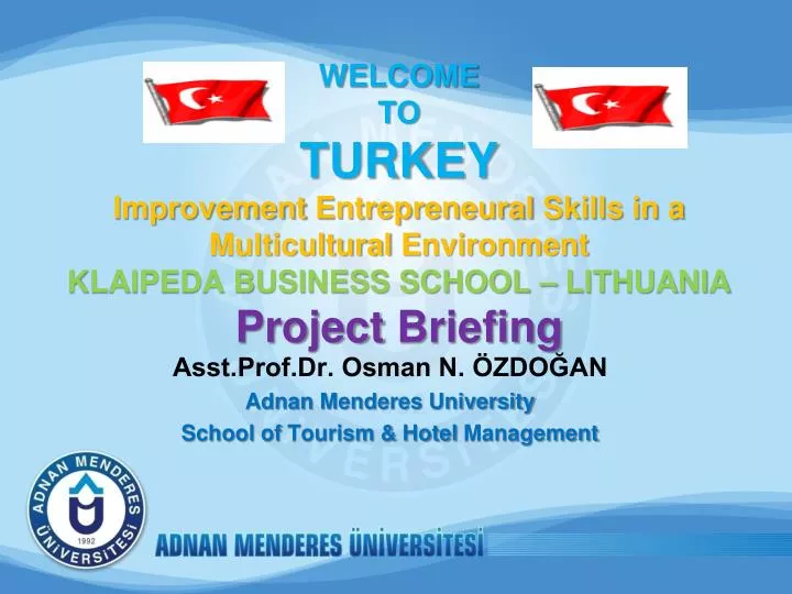 asst prof dr osman n zdo an adnan menderes university school of tourism hotel management