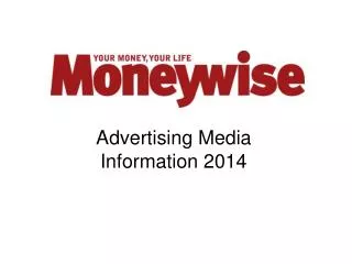 Advertising Media Information 2014