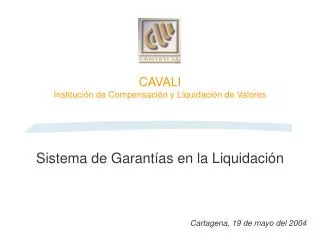 sistema de garant as en la liquidaci n