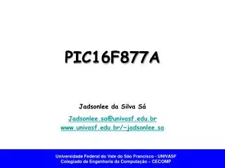 pic16f877a