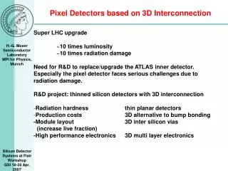 Pixel Detectors based on 3D Interconnection