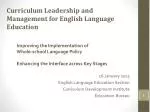 26 January 2013 English Language Education Section Curriculum Development Institute - slide 1