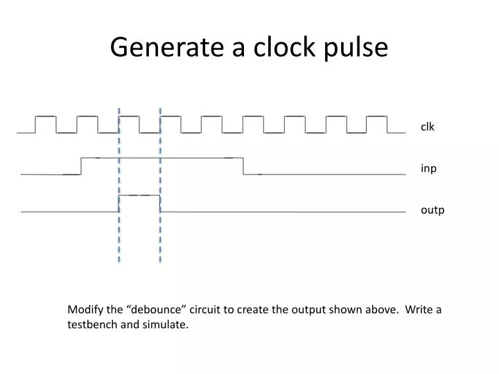 generate a clock pulse