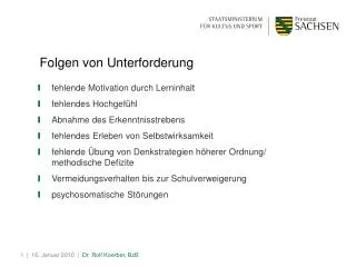 folgen von unterforderung