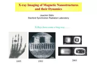 X-ray Imaging of Magnetic Nanostructures and their Dynamics