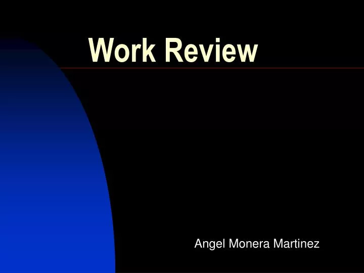 work review