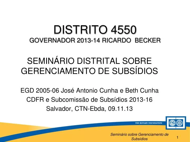 distrito 4550 governador 2013 14 ricardo becker