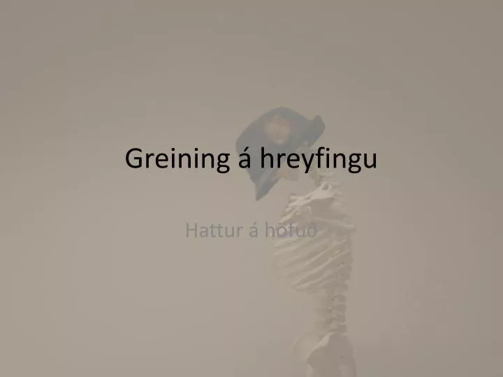 greining hreyfingu