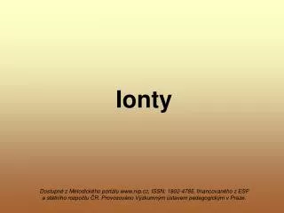 ionty